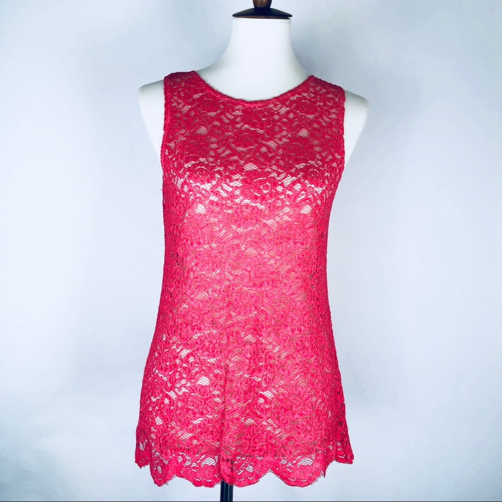 NWT Kontatto Lace Tank Top